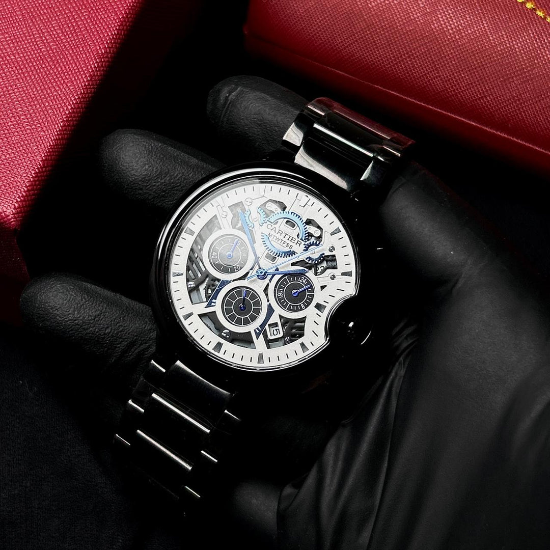 Carier Ballon Bleu Skeleton Style – Black White - Giiz store