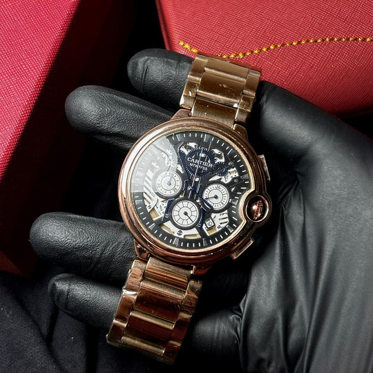 Carier Ballon Bleu Skeleton Style – Rose Mono - Giiz store