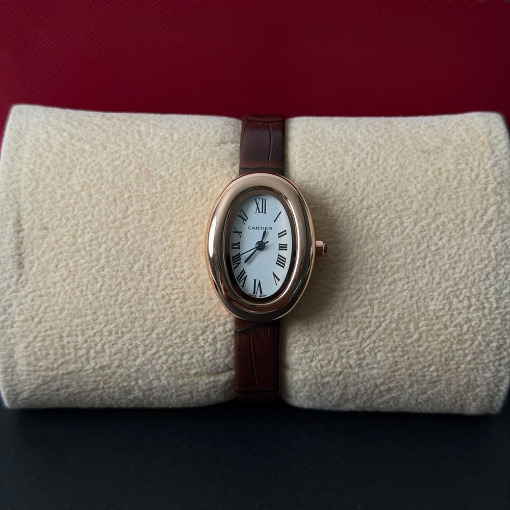 Cartier Baignoire Classic - Brown Rose Gold - Giiz store