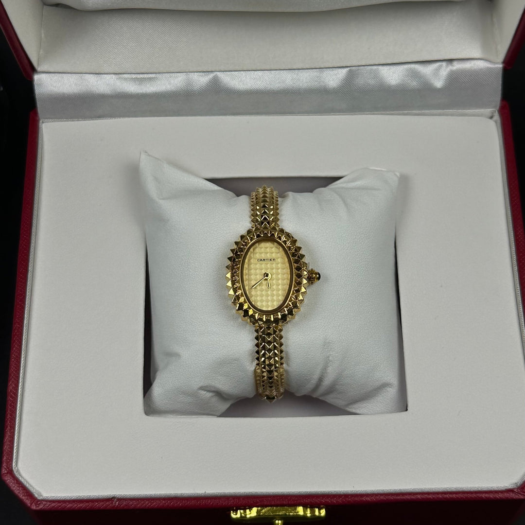 Cartier Baignoire Style For Her – Gold &amp; Champagne - Giiz store