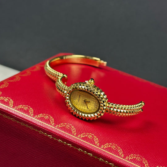 Cartier Baignoire Style For Her – Gold &amp; Champagne - Giiz store