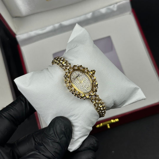 Cartier Baignoire Style For Her – Gold &amp; Diamond - Giiz store
