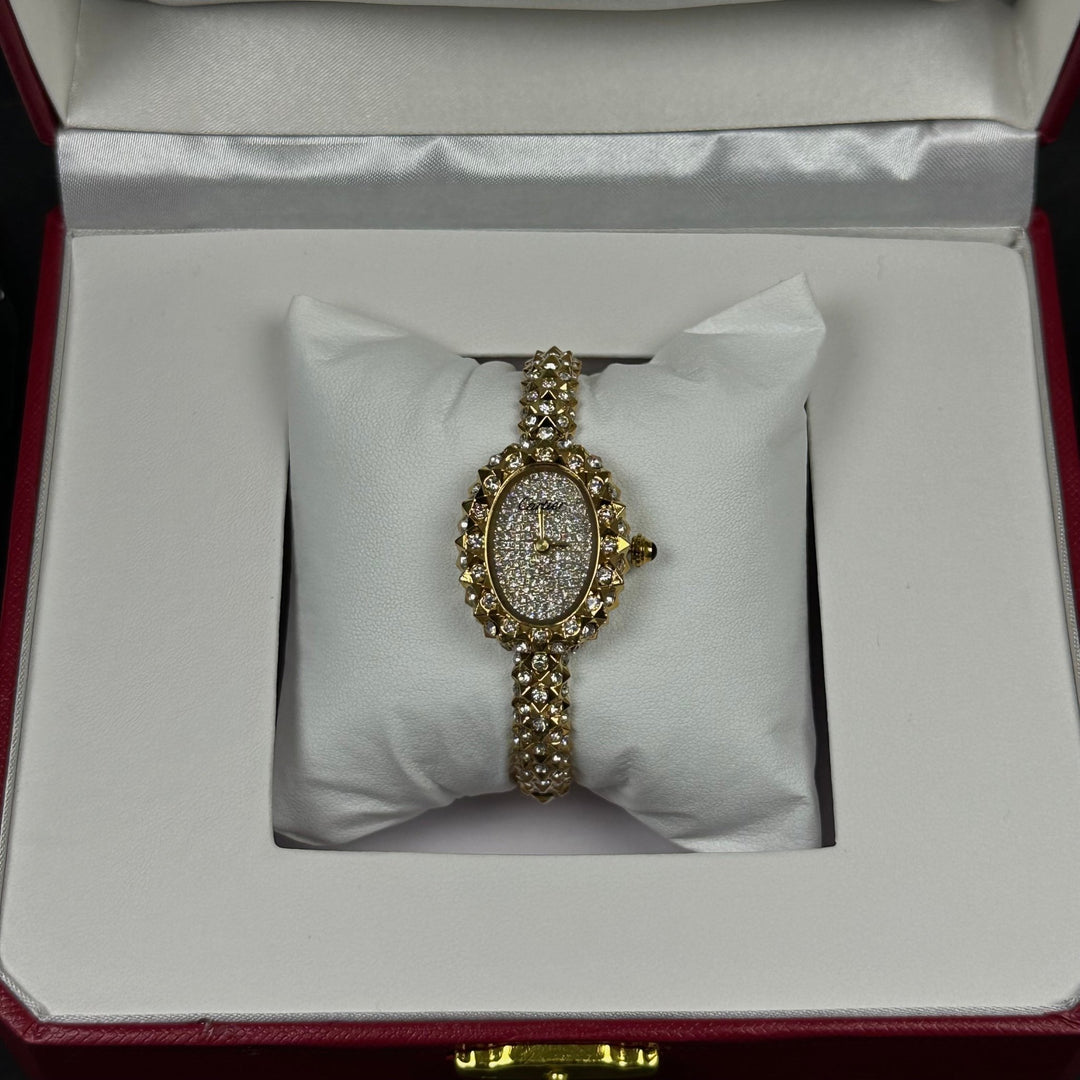 Cartier Baignoire Style For Her – Gold &amp; Diamond - Giiz store