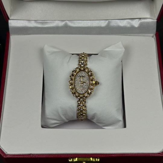 Cartier Baignoire Style For Her – Gold &amp; Diamond - Giiz store