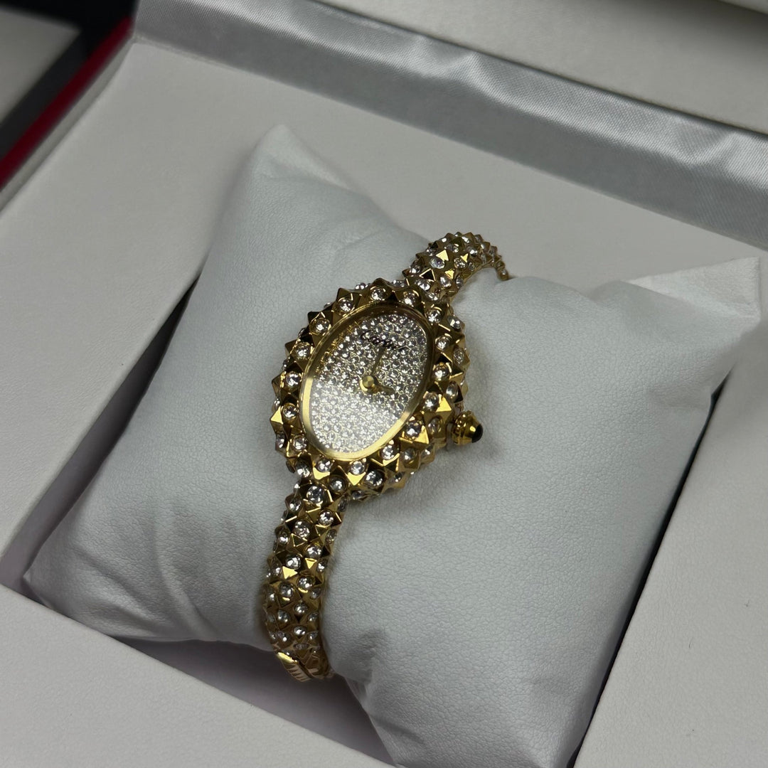 Cartier Baignoire Style For Her – Gold &amp; Diamond - Giiz store