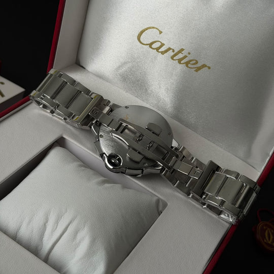 Cartier Ballon Bleu Chronograph For Him - Silver Black - Giiz store