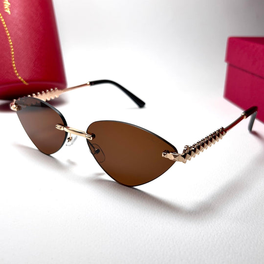 Cartier Clash De Cartier Cat Eye – Brown - Giiz store