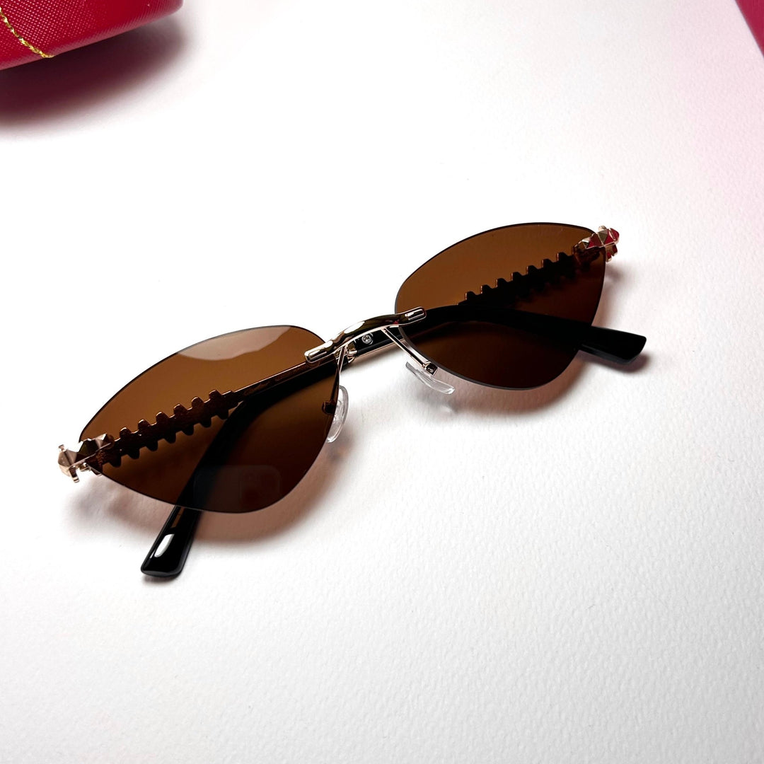 Cartier Clash De Cartier Cat Eye – Brown - Giiz store