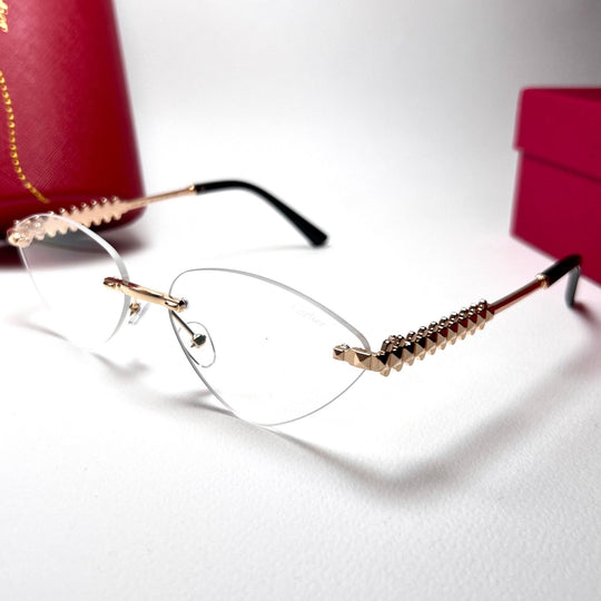 Cartier Clash De Cartier Cat Eye – Nude Transparent - Giiz store