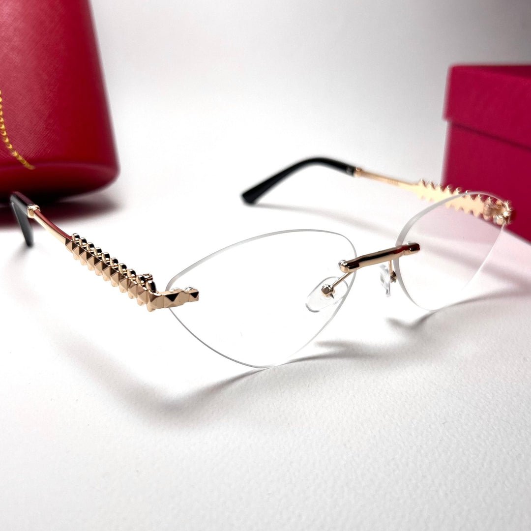 Cartier Clash De Cartier Cat Eye – Nude Transparent - Giiz store