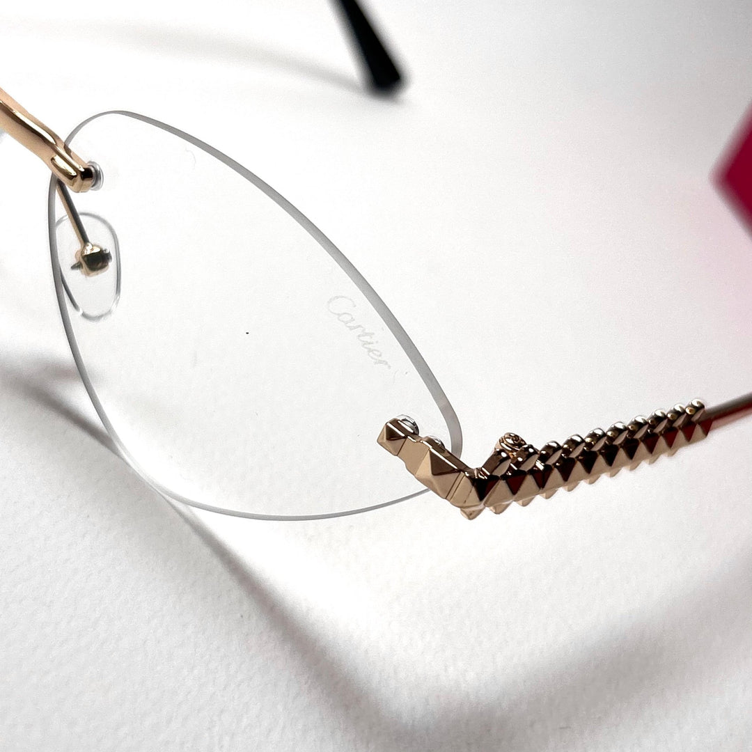 Cartier Clash De Cartier Cat Eye – Nude Transparent - Giiz store