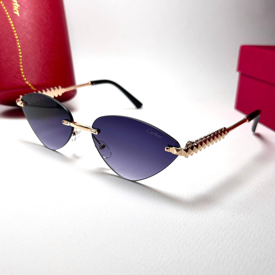 Cartier Clash De Cartier Cat Eye – Purple Gradient - Giiz store