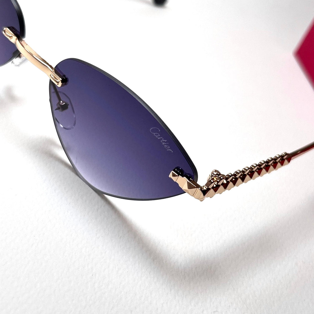 Cartier Clash De Cartier Cat Eye – Purple Gradient - Giiz store