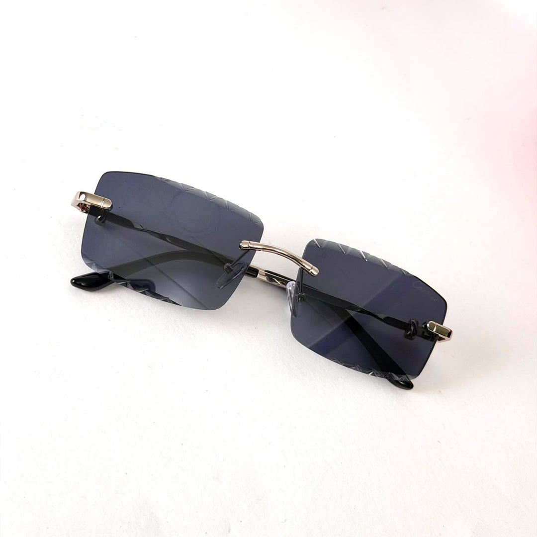 Cartier Crystal Rectangle – Black - Giiz store