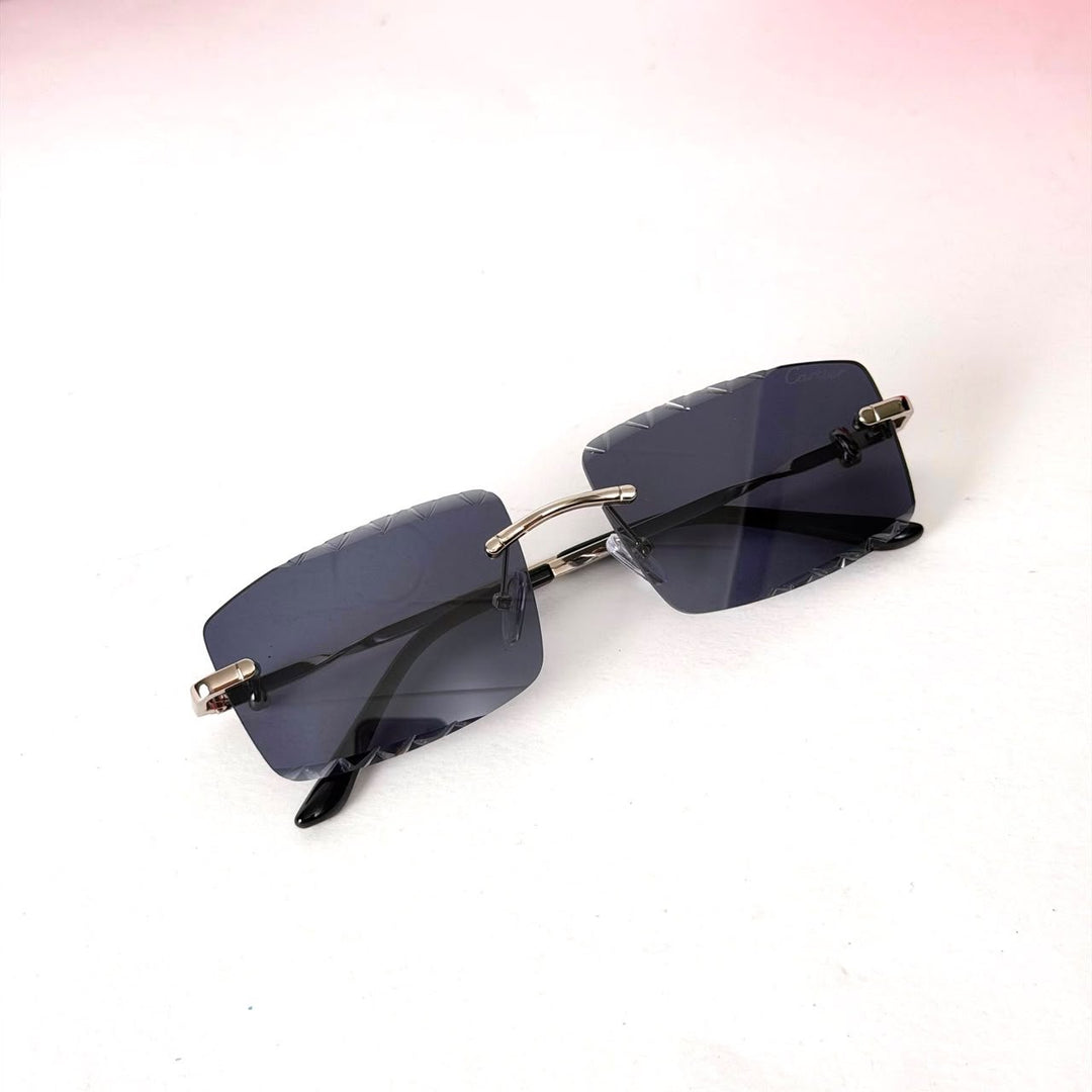 Cartier Crystal Rectangle – Black - Giiz store