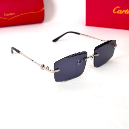 Cartier Crystal Rectangle – Black - Giiz store