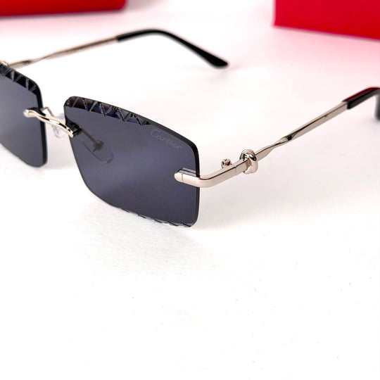Cartier Crystal Rectangle – Black - Giiz store