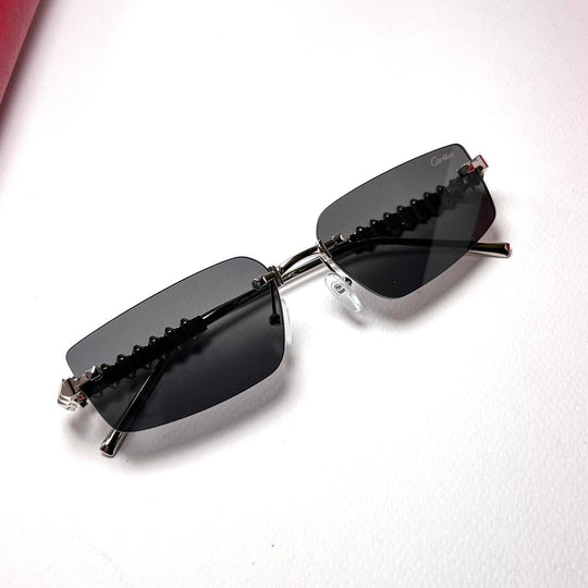 Cartier CT0545S - Silver Black - Giiz store