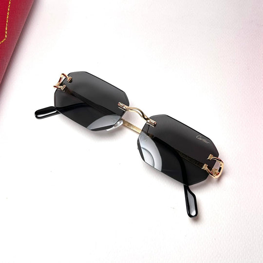 Cartier Octagon Rimless - Black - Giiz store