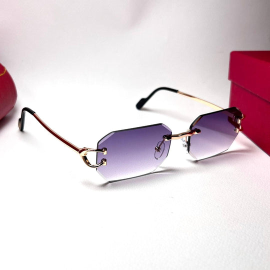 Cartier Octagon Rimless - Purple Gradient - Giiz store