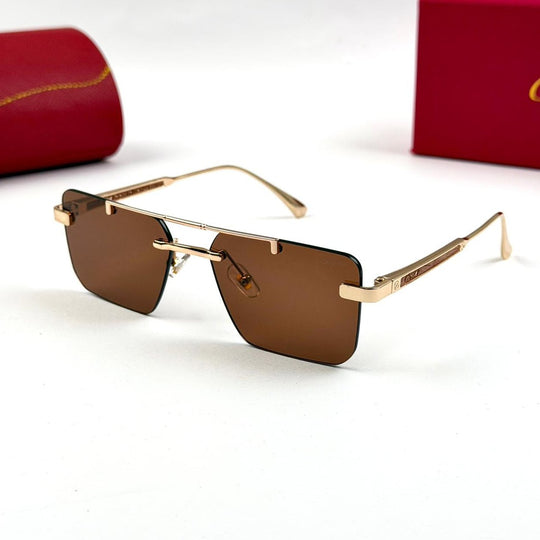 Cartier Rectangular OW3147 - Brown - Giiz store