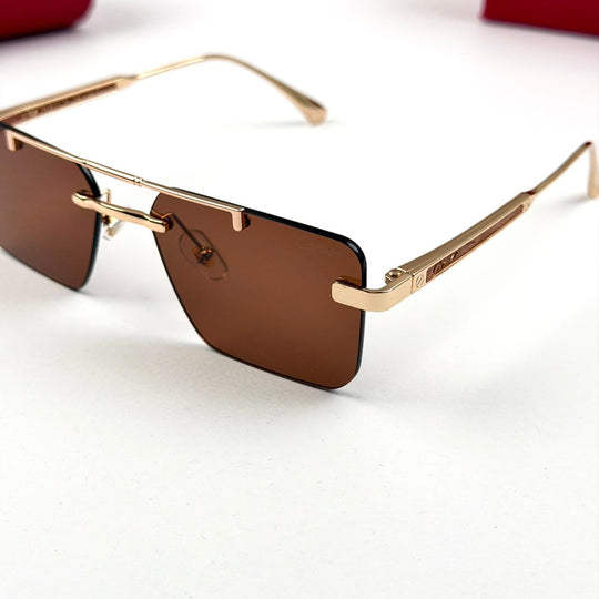 Cartier Rectangular OW3147 - Brown - Giiz store