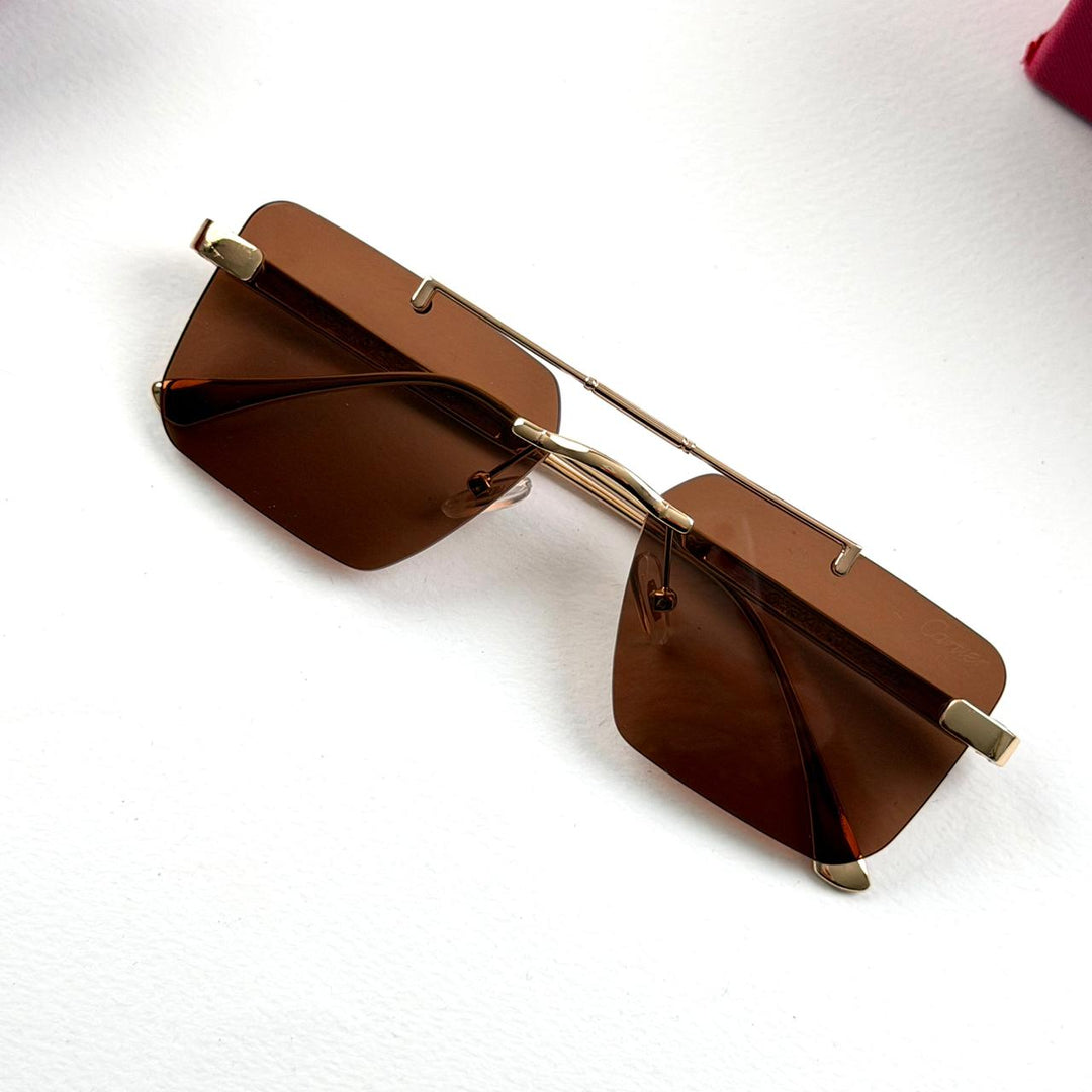 Cartier Rectangular OW3147 - Brown - Giiz store