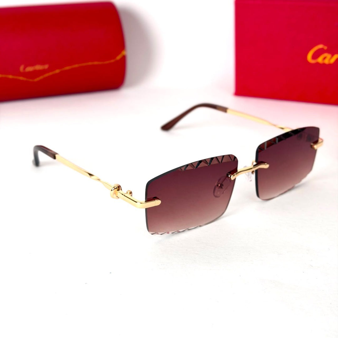 Cartier Rimless – Burgundy Gradient - Giiz store