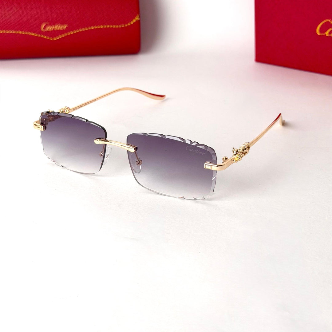 Cartier Rimless Square – Lavender Gradient - Giiz store