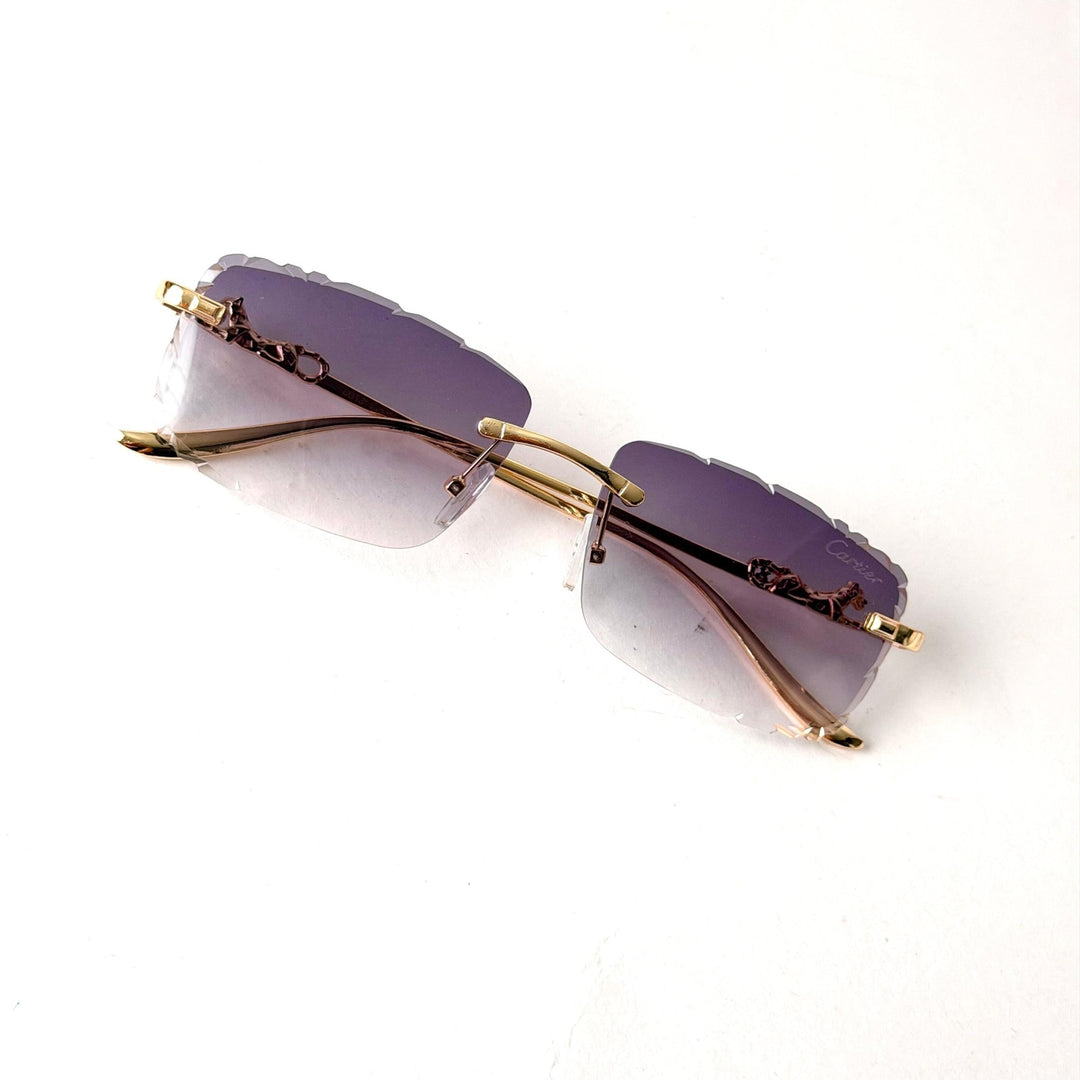 Cartier Rimless Square – Lavender Gradient - Giiz store
