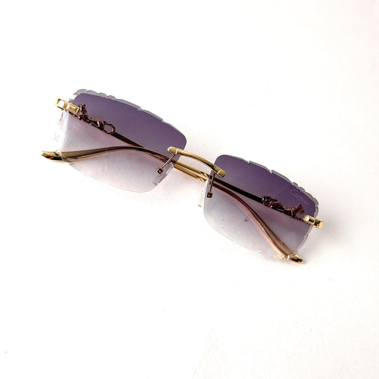 Cartier Rimless Square – Lavender Gradient - Giiz store