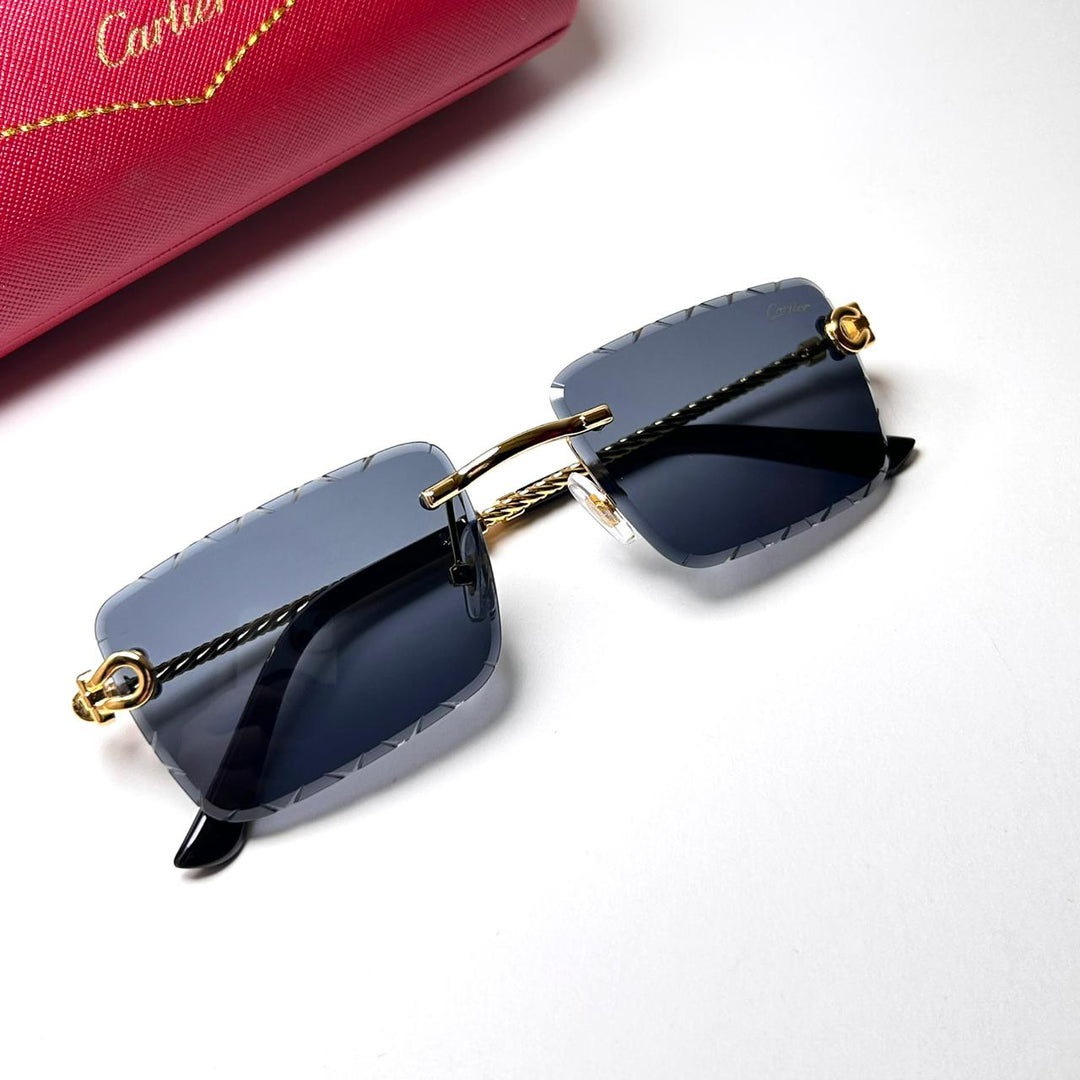 Cartier Rimless Collection Cartier Royale Rimless – Black - Giiz store