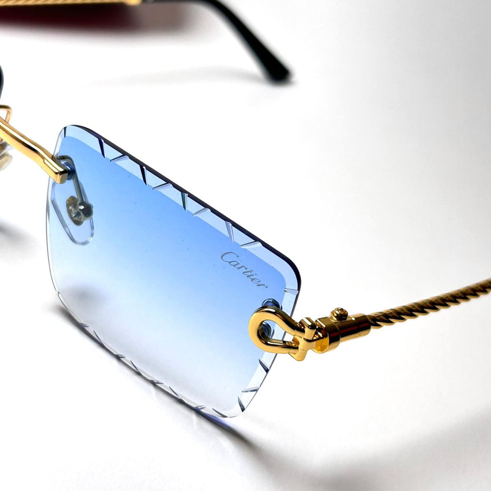 Cartier Royale Rimless – Blue Gradient - Giiz store