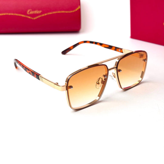 Cartier Santos Aviator – Gold Amber - Giiz store