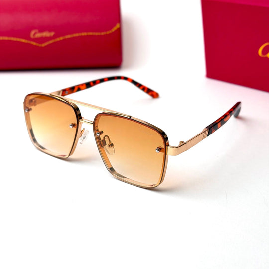 Cartier Santos Aviator – Gold Amber - Giiz store