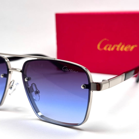 Cartier Santos Aviator – Silver Blue - Giiz store
