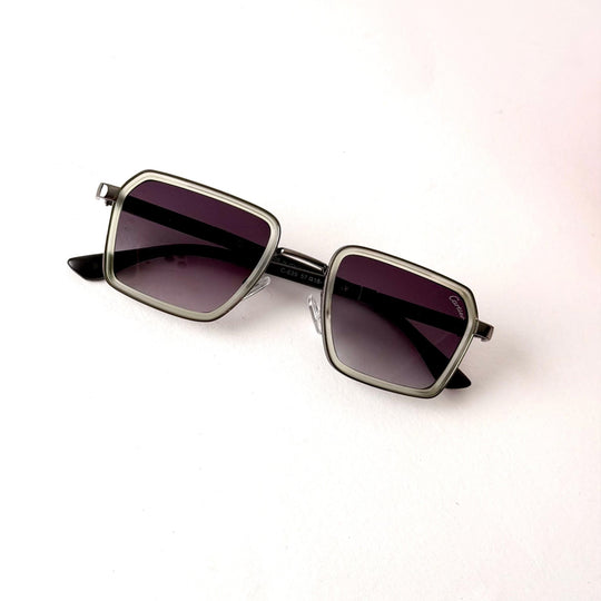 Cartier Santos – Gunmetal Frame / Smoke Gradient Lenses - Giiz store