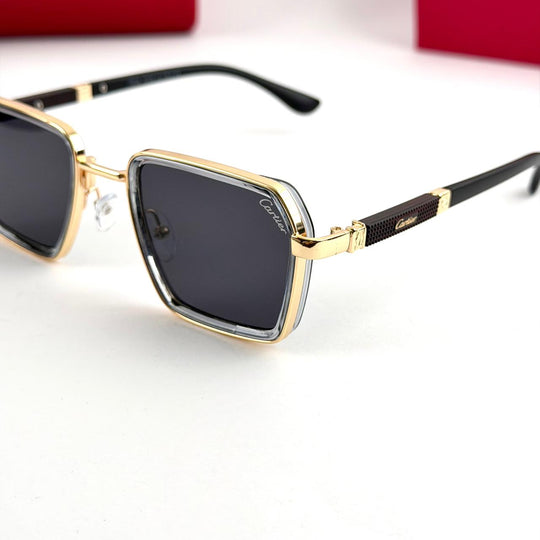 Cartier Santos Square – Gold &amp; Black - Giiz store
