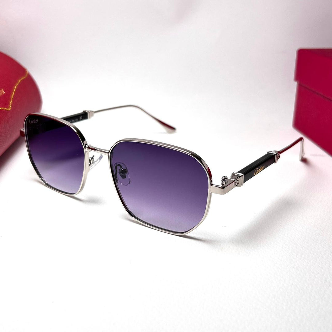 Cartier Signature C T09100 Square - Purple Gradient - Giiz store