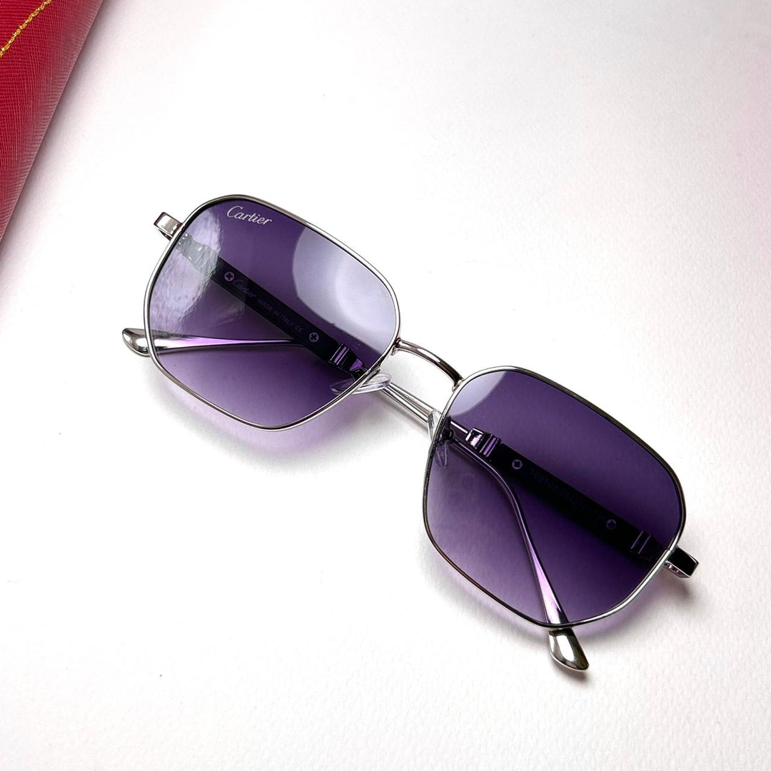 Cartier Signature C T09100 Square - Purple Gradient - Giiz store