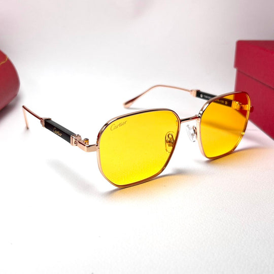 Cartier Signature C T09100 Square - Yellow - Giiz store