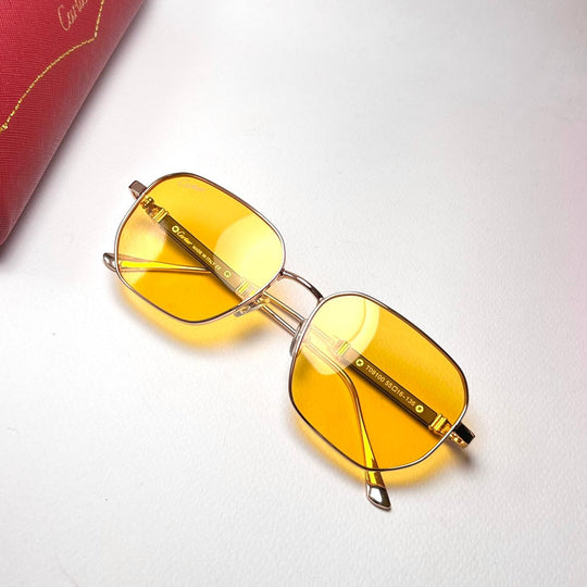 Cartier Signature C T09100 Square - Yellow - Giiz store