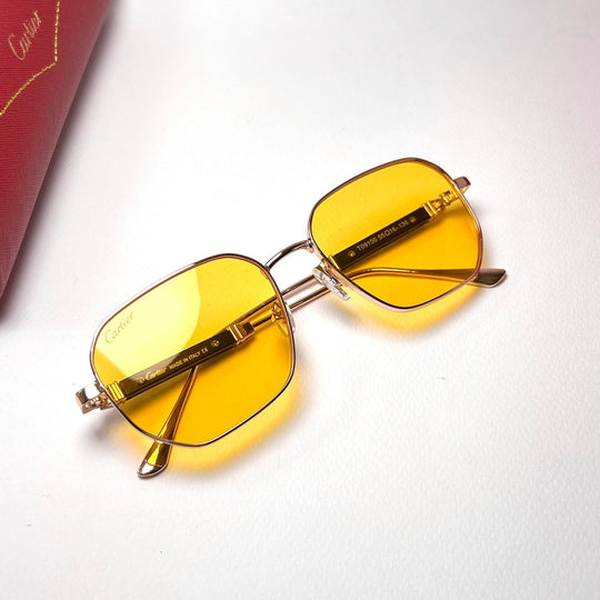 Cartier Signature C T09100 Square - Yellow - Giiz store