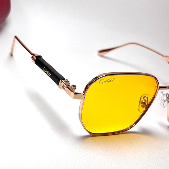 Cartier Signature C T09100 Square - Yellow - Giiz store