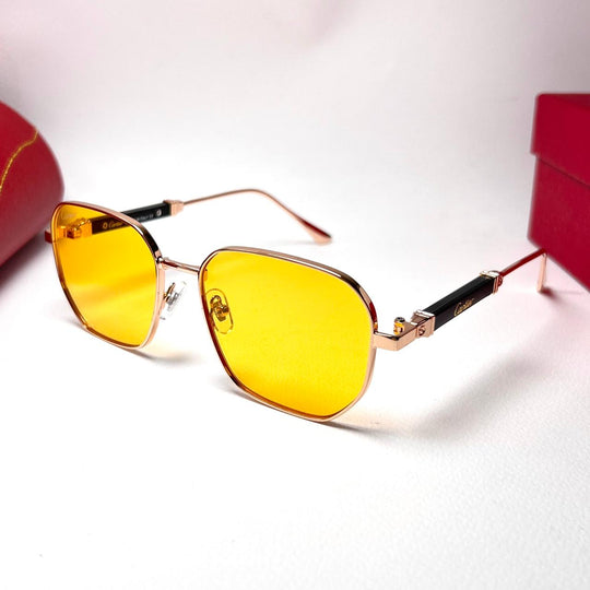 Cartier Signature C T09100 Square - Yellow - Giiz store