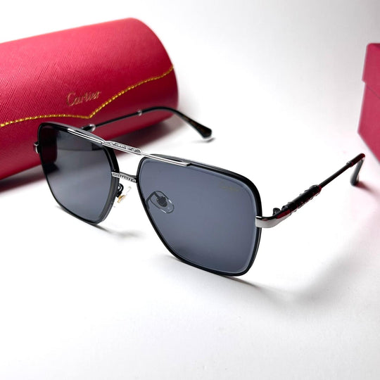 Cartier Sovereign Rectangular – Black - Giiz store