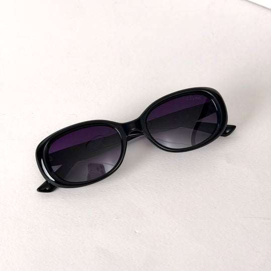 Celine Oval – Glossy Black - Giiz store
