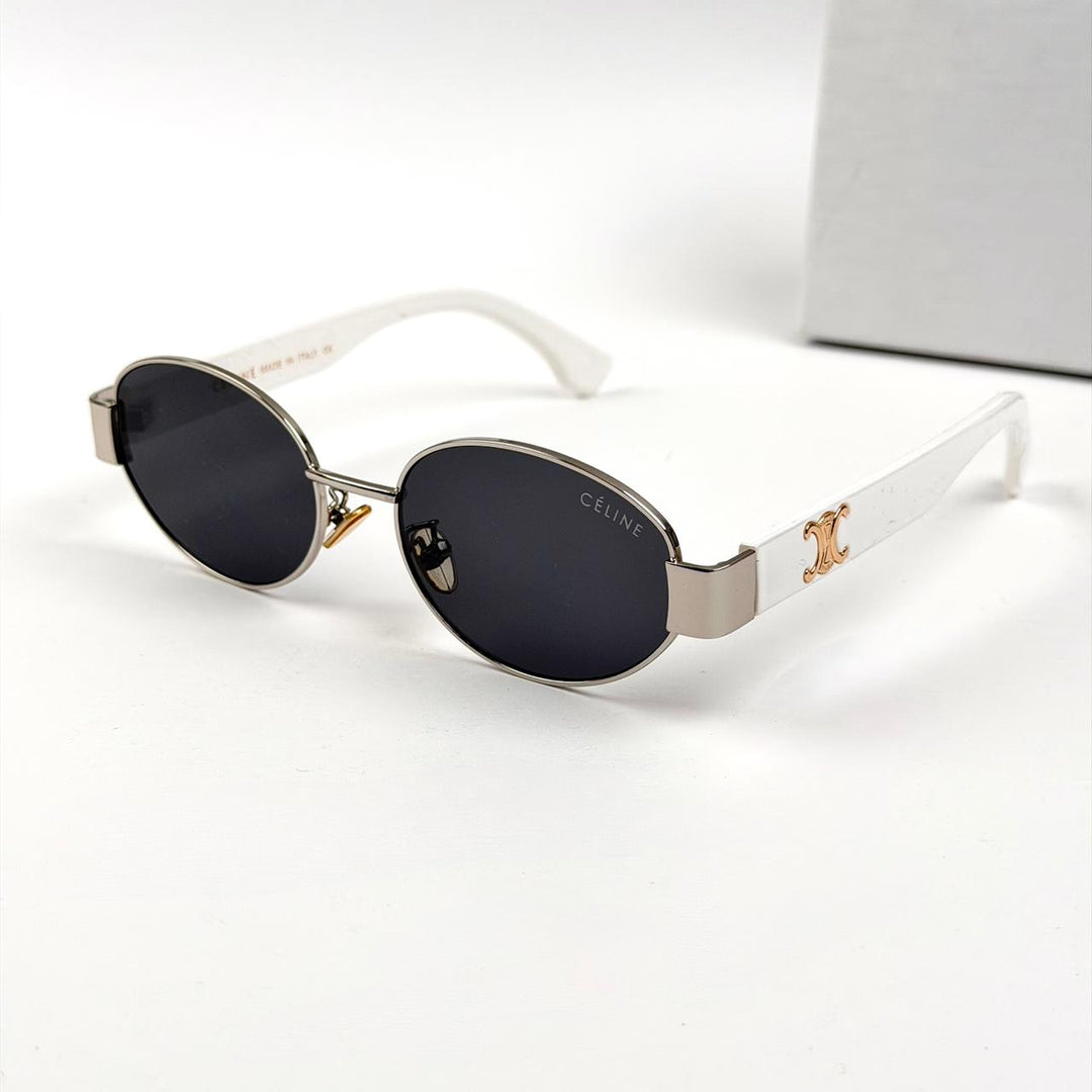 Celine Oval Icon - White - Giiz store