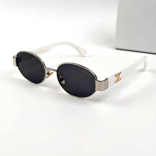 Celine Oval Icon - White - Giiz store