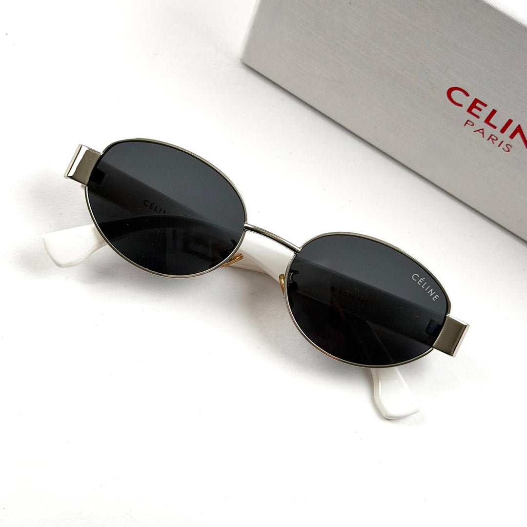 Celine Oval Icon - White - Giiz store